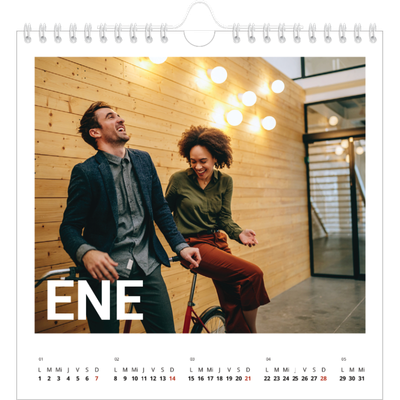 Calendarios Cuadrados — El gran mes [Enero]